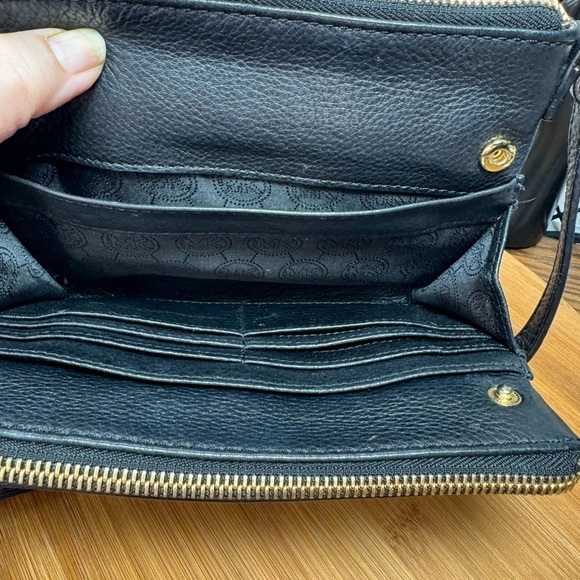 Michael Kors Crossbody Black Fulton Shoulder Bag Organizer‎ Purse Double … - Picture 4 of 10
